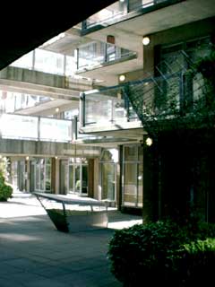 My building's courtyard