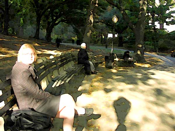 Suzanne in Central Park