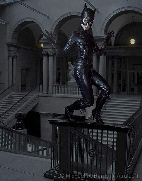Catwoman in the Lake City Art Museum