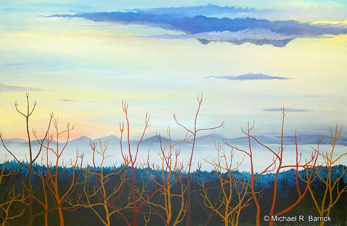 Forest #4 (Juan de Fuca sunrise)